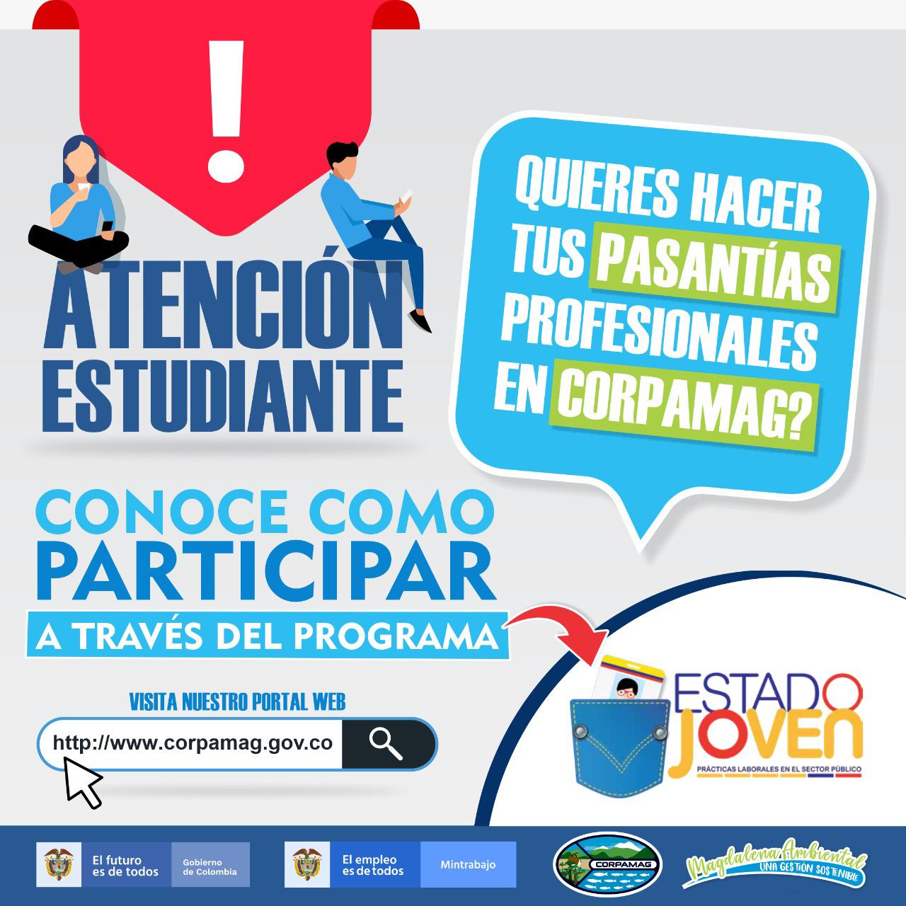 ¿Quieres hacer pasantías profesionales en Corpamag?